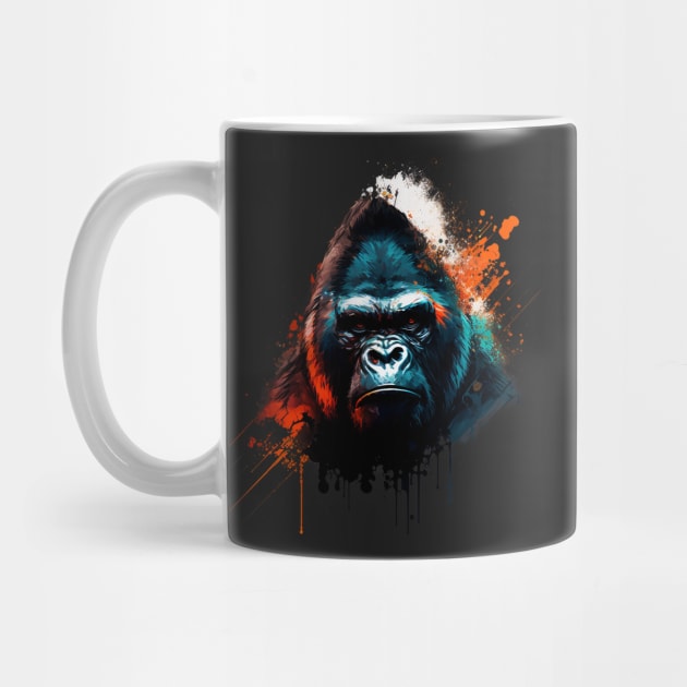 Gorilla Fury Splash by Abili-Tees